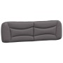 Bed frame with headboard gray synthetic leather 180x200cm by , Beds and slatted bases - Ref: Foro24-3208019, Price: 253,71 €,...