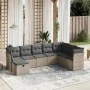 Set de sofás de jardín 8 pzas y cojines ratán sintético gris de , Conjuntos de jardín - Ref: Foro24-3263276, Precio: 469,60 €...