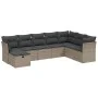8-teiliges Gartensofa-Set und graue synthetische Rattankissen von , Gartensets - Ref: Foro24-3263276, Preis: 466,56 €, Rabatt: %
