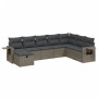 8-piece garden sofa set and gray synthetic rattan cushions by , Garden sets - Ref: Foro24-3263896, Price: 484,38 €, Discount: %