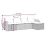 Juego de sofás jardín con cojines 5 pzas ratán sintético gris von , Gartensets - Ref: Foro24-3264086, Preis: 317,95 €, Rabatt: %