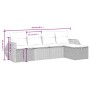 Juego de sofás jardín con cojines 5 pzas ratán sintético gris von , Gartensets - Ref: Foro24-3264086, Preis: 317,04 €, Rabatt: %
