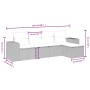Garden sofa set with cushions 5 pieces beige synthetic rattan by , Garden sets - Ref: Foro24-3264394, Price: 344,37 €, Discou...