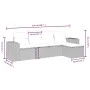 Garden sofa set with cushions 5 pieces beige synthetic rattan by , Garden sets - Ref: Foro24-3264394, Price: 358,34 €, Discou...