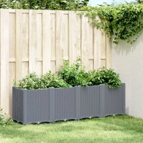 Pflanzgefäß aus grauem PP, 160 x 40 x 53 cm von , Töpfe und Pflanzgefäße - Ref: Foro24-367856, Preis: 120,03 €, Rabatt: %