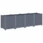 Gray PP planter 160x40x53 cm by , Pots and planters - Ref: Foro24-367856, Price: 120,03 €, Discount: %