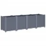 Gray PP planter 160x40x53 cm by , Pots and planters - Ref: Foro24-367856, Price: 120,03 €, Discount: %