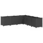 Black PP planter 160x160x53 cm by , Pots and planters - Ref: Foro24-367868, Price: 229,26 €, Discount: %