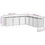 Black PP planter 160x160x53 cm by , Pots and planters - Ref: Foro24-367868, Price: 229,26 €, Discount: %