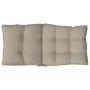Low back chair cushions 2 pcs gray taupe Oxford fabric by , Cushions for chairs and sofas - Ref: Foro24-377695, Price: 53,18 ...
