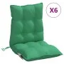 Kissen für niedrige Rückenlehne, 6 Stück, grüner Oxford-Stoff von , Kissen für Stühle und Sofas - Ref: Foro24-377688, Preis: ...