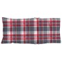 Kissen für Hochlehner, 6 Stück, rot kariertes Oxford-Gewebe von , Kissen für Stühle und Sofas - Ref: Foro24-377643, Preis: 13...