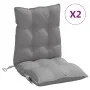 2 Pcs Low Back Chair Cushions Gray Oxford Fabric by , Cushions for chairs and sofas - Ref: Foro24-377674, Price: 46,31 €, Dis...