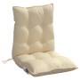 Cojines para silla con respaldo bajo 4 uds tela Oxford beige de , Cojines para sillas y sofás - Ref: Foro24-377681, Precio: 8...