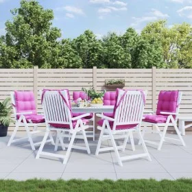 Kissen für niedrige Rückenlehne, 6 Stück, rosa Oxford-Stoff von , Kissen für Stühle und Sofas - Ref: Foro24-377733, Preis: 10...