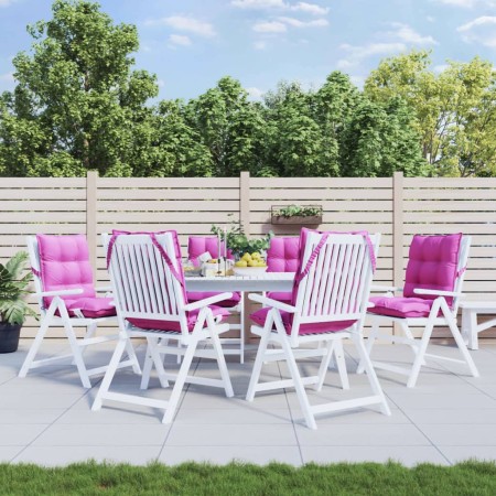 Kissen für niedrige Rückenlehne, 6 Stück, rosa Oxford-Stoff von , Kissen für Stühle und Sofas - Ref: Foro24-377733, Preis: 10...