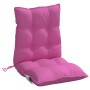 Cojines para silla con respaldo bajo 2 uds tela Oxford rosa