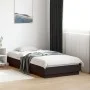 Bed frame with LED lights black 75x190 cm by , Beds and slatted bases - Ref: Foro24-839547, Price: 100,14 €, Discount: %