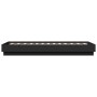 Bed frame with LED lights black 75x190 cm by , Beds and slatted bases - Ref: Foro24-839547, Price: 101,39 €, Discount: %