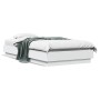 Bed frame with white LED lights 90x190 cm by , Beds and slatted bases - Ref: Foro24-839539, Price: 103,75 €, Discount: %