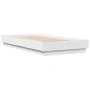 Bed frame with white LED lights 90x190 cm by , Beds and slatted bases - Ref: Foro24-839539, Price: 102,68 €, Discount: %