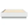 Bettgestell mit weißen LED-Leuchten 90x190 cm von , Betten und Lattenroste - Ref: Foro24-839539, Preis: 102,68 €, Rabatt: %