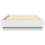 Bettgestell mit weißen LED-Leuchten 90x190 cm von , Betten und Lattenroste - Ref: Foro24-839539, Preis: 103,75 €, Rabatt: %