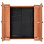Sandkasten aus Tannenholz 95x90x15 cm von vidaXL, Sandkästen - Ref: Foro24-92173, Preis: 124,15 €, Rabatt: %