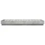 Concrete gray bed frame with LED lights 100x200 cm by , Beds and slatted bases - Ref: Foro24-839507, Price: 106,55 €, Discoun...