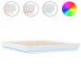 Bed frame with white LED lights 200x200 cm by , Beds and slatted bases - Ref: Foro24-3209765, Price: 160,91 €, Discount: %