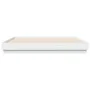Bed frame with white LED lights 200x200 cm by , Beds and slatted bases - Ref: Foro24-3209765, Price: 160,91 €, Discount: %