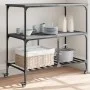 Sonoma grauer Küchenwagen aus Holzwerkstoff, 100 x 50 x 95 cm von , Küchen- und Speisewagen - Ref: Foro24-842309, Preis: 92,6...