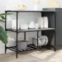 Sonoma gray engineered wood kitchen cart 100x50x95 cm by , Kitchen and dining carts - Ref: Foro24-842309, Price: 92,66 €, Dis...