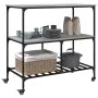 Sonoma gray engineered wood kitchen cart 100x50x95 cm by , Kitchen and dining carts - Ref: Foro24-842309, Price: 92,66 €, Dis...