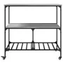 Sonoma grauer Küchenwagen aus Holzwerkstoff, 100 x 50 x 95 cm von , Küchen- und Speisewagen - Ref: Foro24-842309, Preis: 92,6...