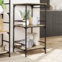 Carrito de cocina madera ingeniería roble Sonoma 60,5x50x105 cm de , Carros de cocina y comedor - Ref: Foro24-842337, Precio:...
