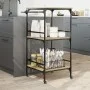 Küchenwagen aus Sonoma-Eichenholzwerkstoff, 60,5 x 50 x 105 cm von , Küchen- und Speisewagen - Ref: Foro24-842337, Preis: 67,...