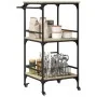 Carrito de cocina madera ingeniería roble Sonoma 60,5x50x105 cm de , Carros de cocina y comedor - Ref: Foro24-842337, Precio:...