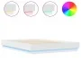 Bed frame with white LED lights 150x200 cm by , Beds and slatted bases - Ref: Foro24-3209786, Price: 155,15 €, Discount: %