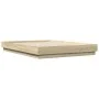 Bed frame with LED lights Sonoma oak 120x200 cm by , Beds and slatted bases - Ref: Foro24-3209802, Price: 135,37 €, Discount: %