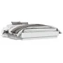 Estructura de cama con luces LED blanco 120x190 cm de , Camas y somieres - Ref: Foro24-3209821, Precio: 140,72 €, Descuento: %