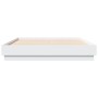 Bed frame with white LED lights 120x190 cm by , Beds and slatted bases - Ref: Foro24-3209821, Price: 142,20 €, Discount: %