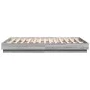 Sonoma gray engineered wood bed frame 120x200 cm by , Beds and slatted bases - Ref: Foro24-3209868, Price: 119,04 €, Discount: %