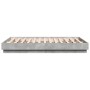 Estructura de cama madera de ingeniería gris hormigón 135x190cm de , Camas y somieres - Ref: Foro24-3209880, Precio: 120,98 €...