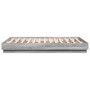 Sonoma gray engineered wood bed frame 135x190 cm by , Beds and slatted bases - Ref: Foro24-3209882, Price: 121,45 €, Discount: %