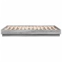 Sonoma-grauer Holzwerkstoff-Bettrahmen 140 x 190 cm von , Betten und Lattenroste - Ref: Foro24-3209875, Preis: 123,52 €, Raba...