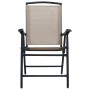 Klappbare Gartenstühle 2 Einheiten aus Textilene in Grau-Taupe von vidaXL, Gartenstühle - Ref: Foro24-47925, Preis: 90,76 €, ...