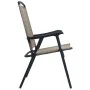 Sillas plegables de jardín 2 unidades textilene gris taupe de vidaXL, Sillas de jardín - Ref: Foro24-47925, Precio: 90,07 €, ...