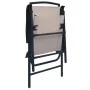 Folding garden chairs 2 units gray taupe textilene by vidaXL, Garden chairs - Ref: Foro24-47925, Price: 90,07 €, Discount: %