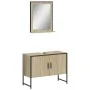 Badezimmermöbel-Set, 2-teilig, Holzwerkstoff, Sonoma-Eiche von , Badezimmermöbel - Ref: Foro24-3214340, Preis: 89,23 €, Rabat...